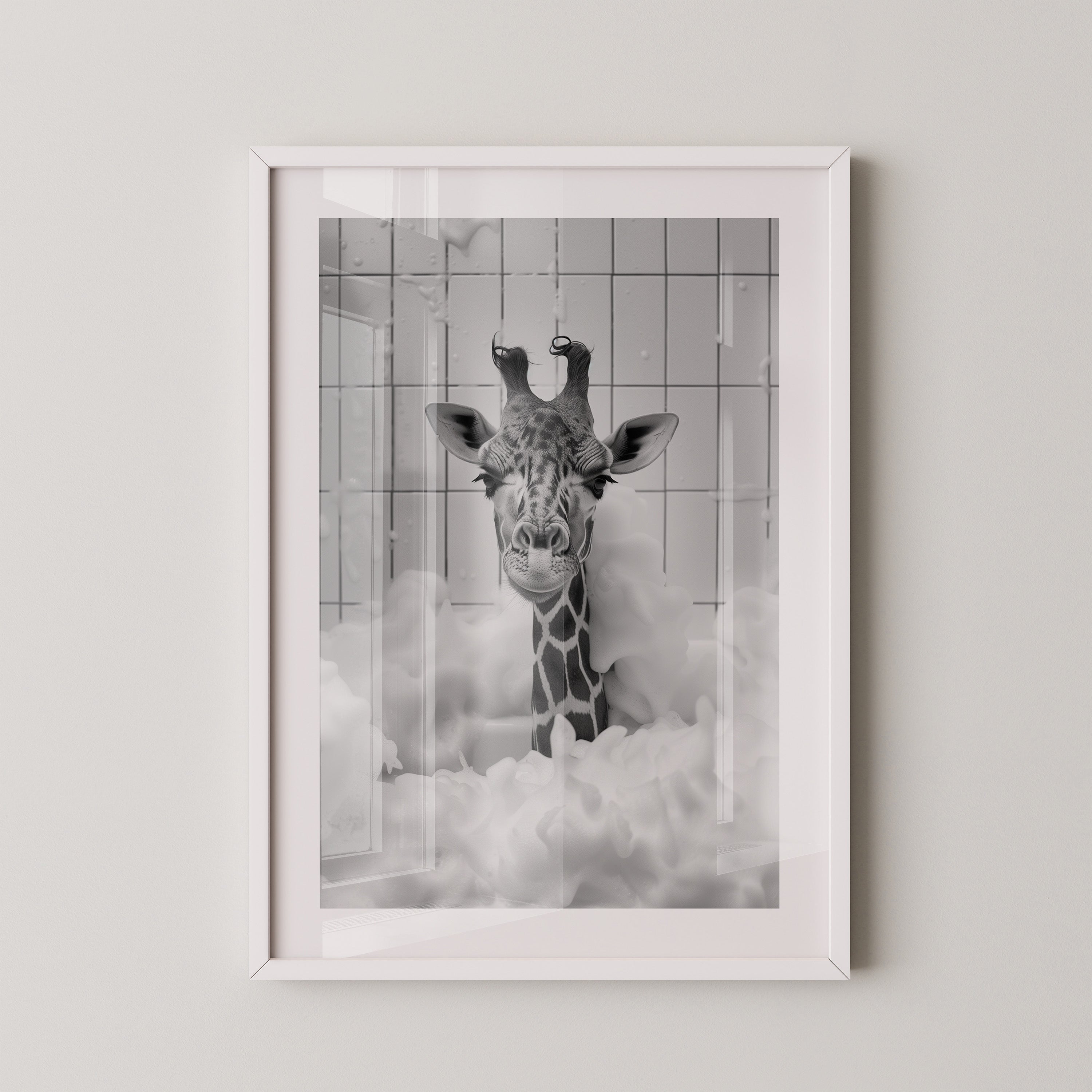 Giraffe Bad Schaumspektakel