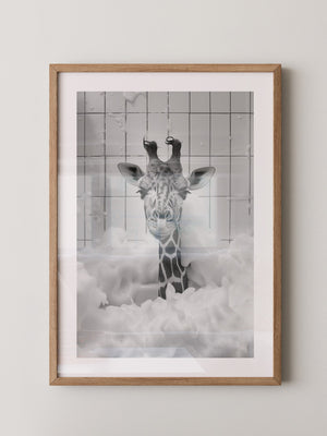 Giraffe Bad Schaumspektakel