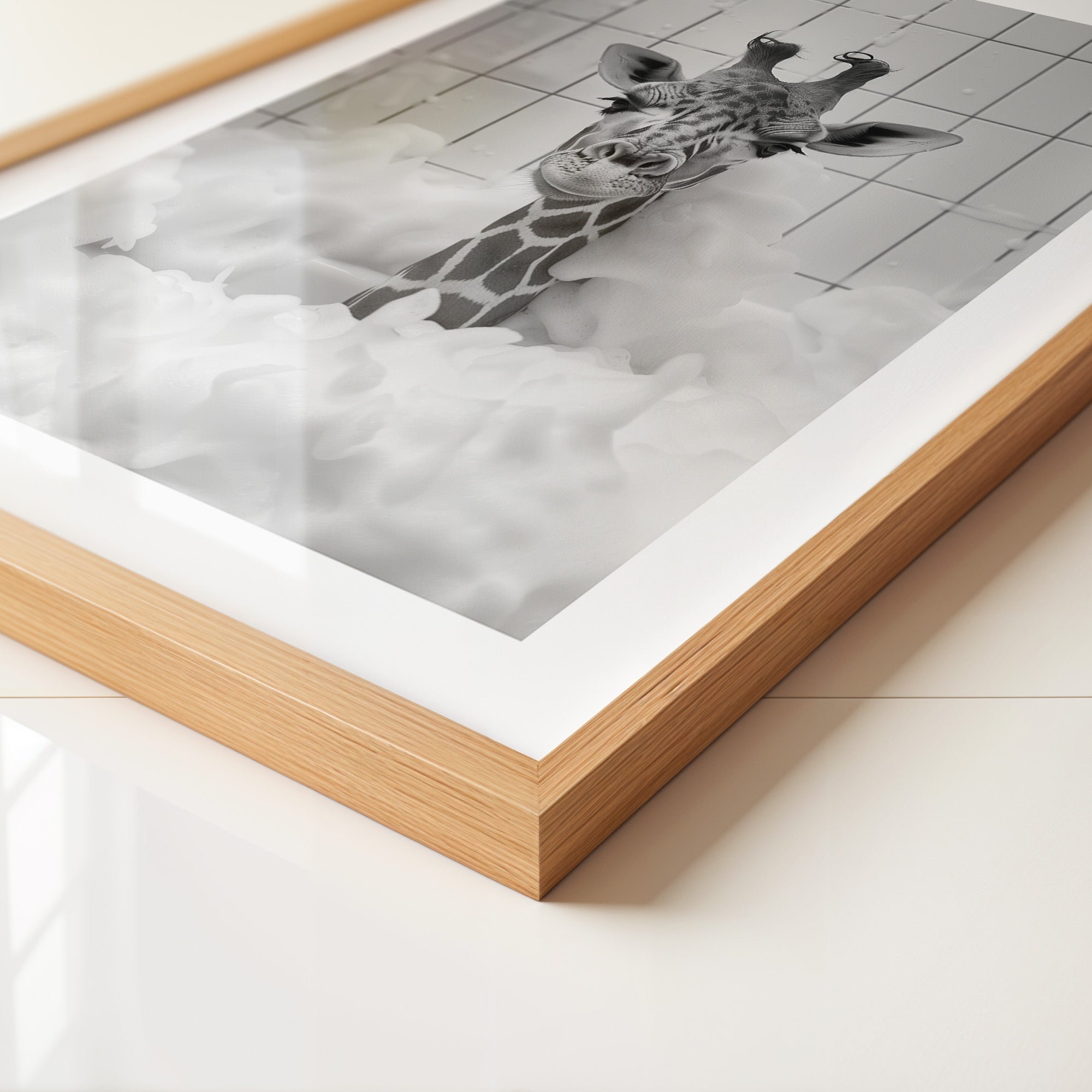 Giraffe Bad Schaumspektakel