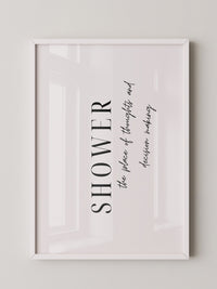 Shower Zitat modern
