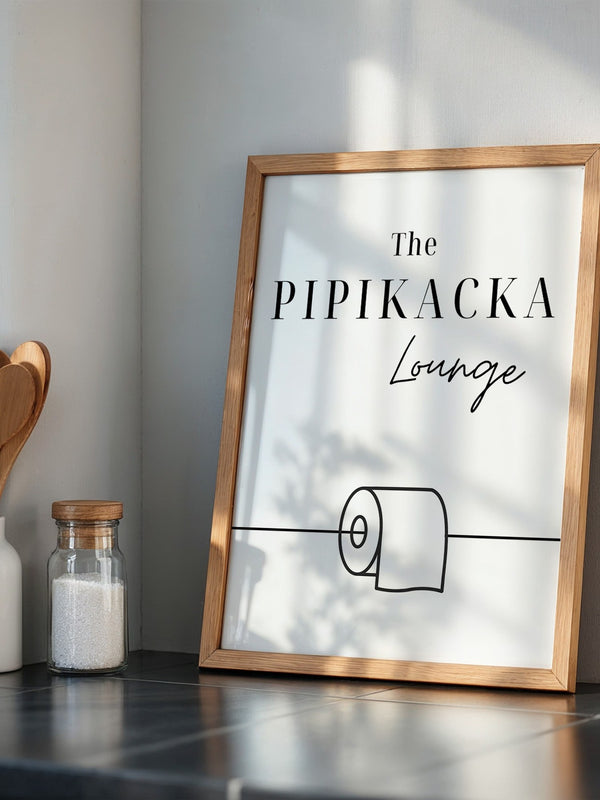 Toilettenpapier Minimalistisch Schwarzweiß