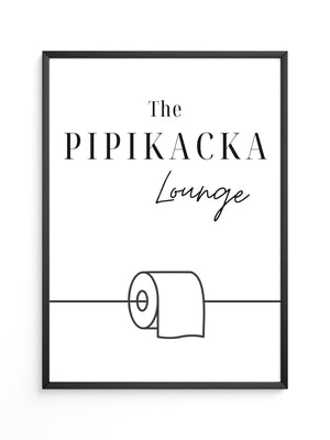 Toilettenpapier Minimalistisch Schwarzweiß