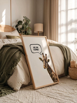 Giraffe Sprechblase Humor