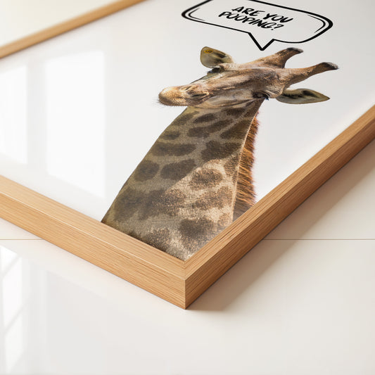 Giraffe Sprechblase Humor
