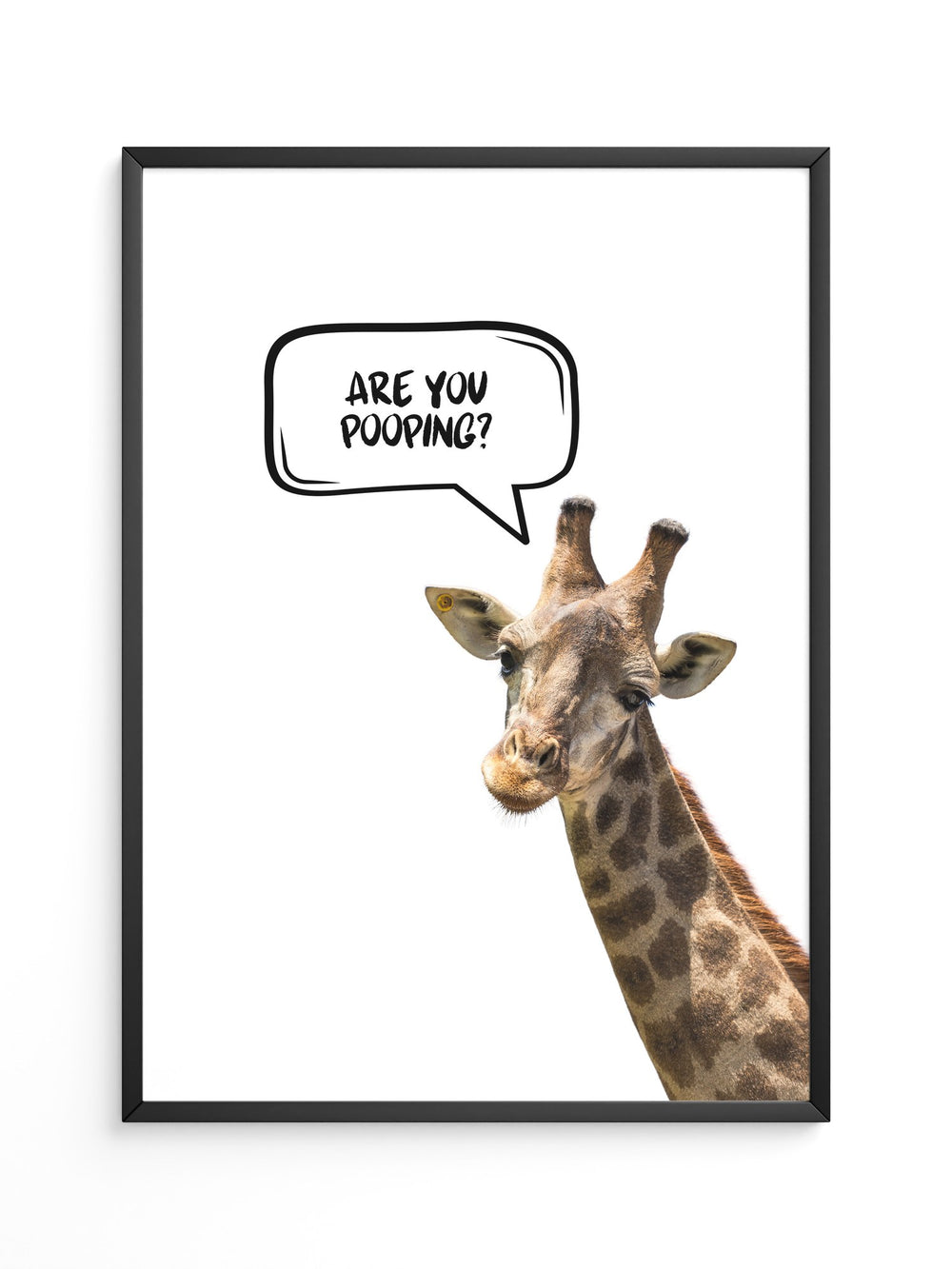Giraffe Sprechblase Humor