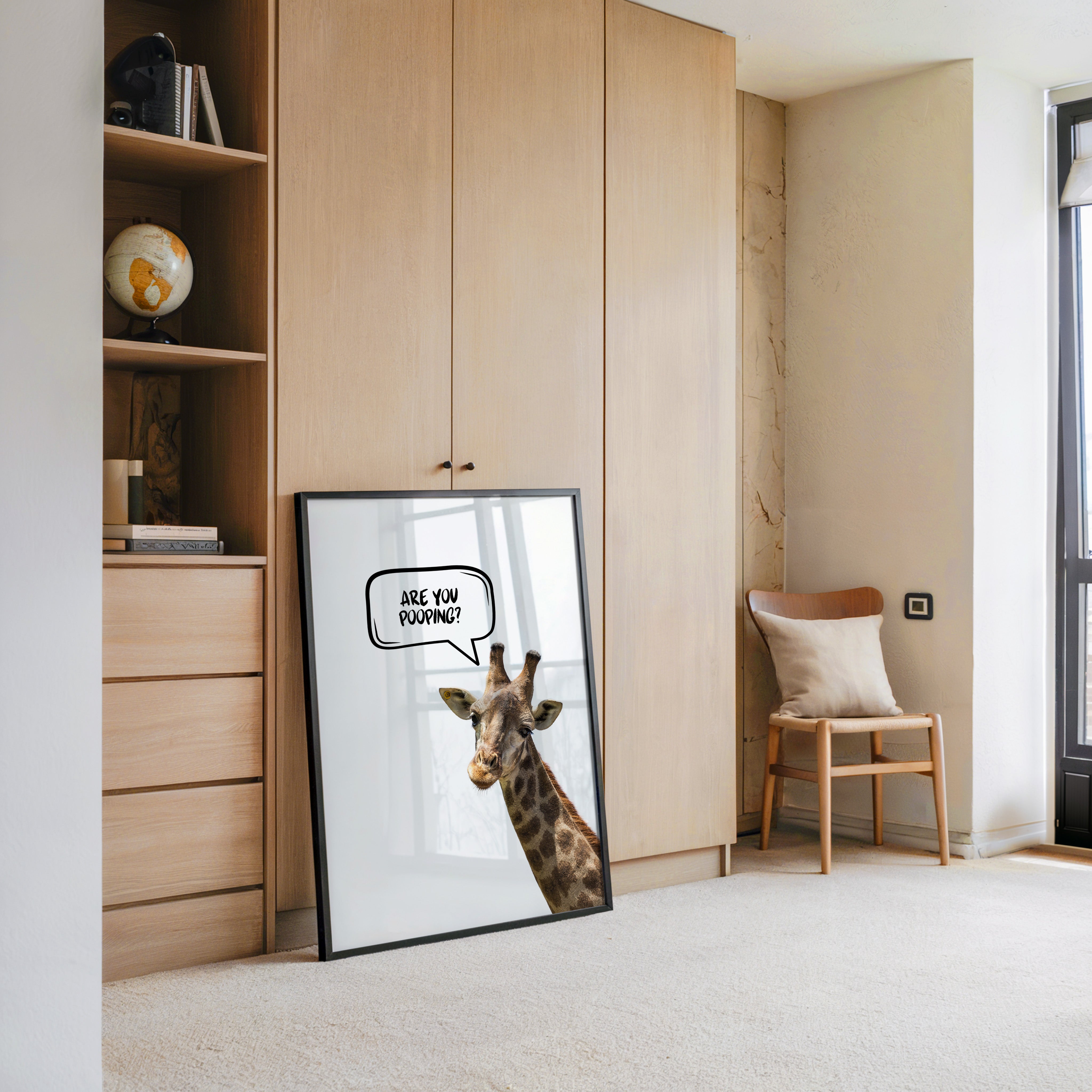 Giraffe Sprechblase Humor