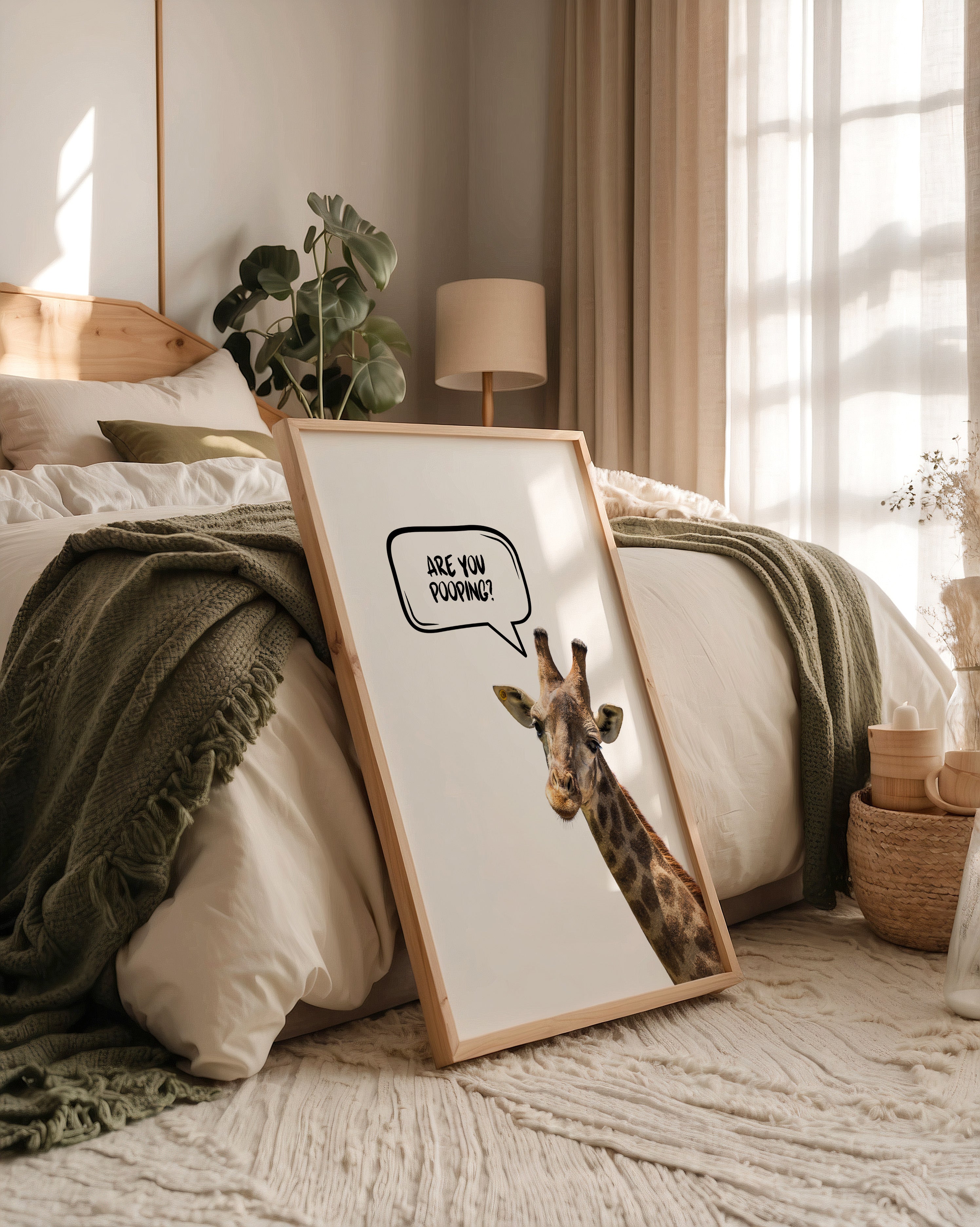 Giraffe Sprechblase Humor