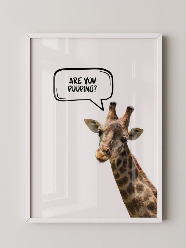 Giraffe Sprechblase Humor