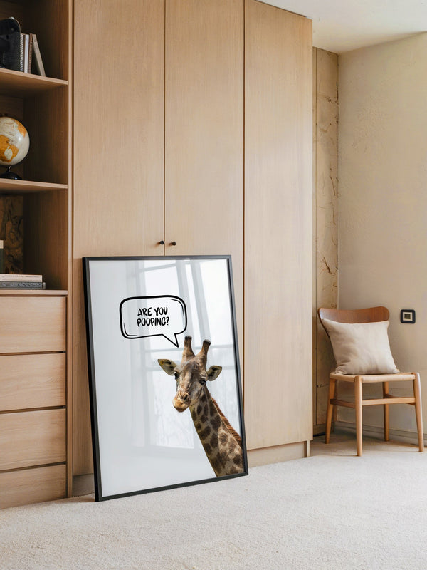 Giraffe Sprechblase Humor