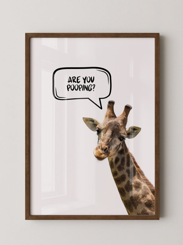 Giraffe Sprechblase Humor