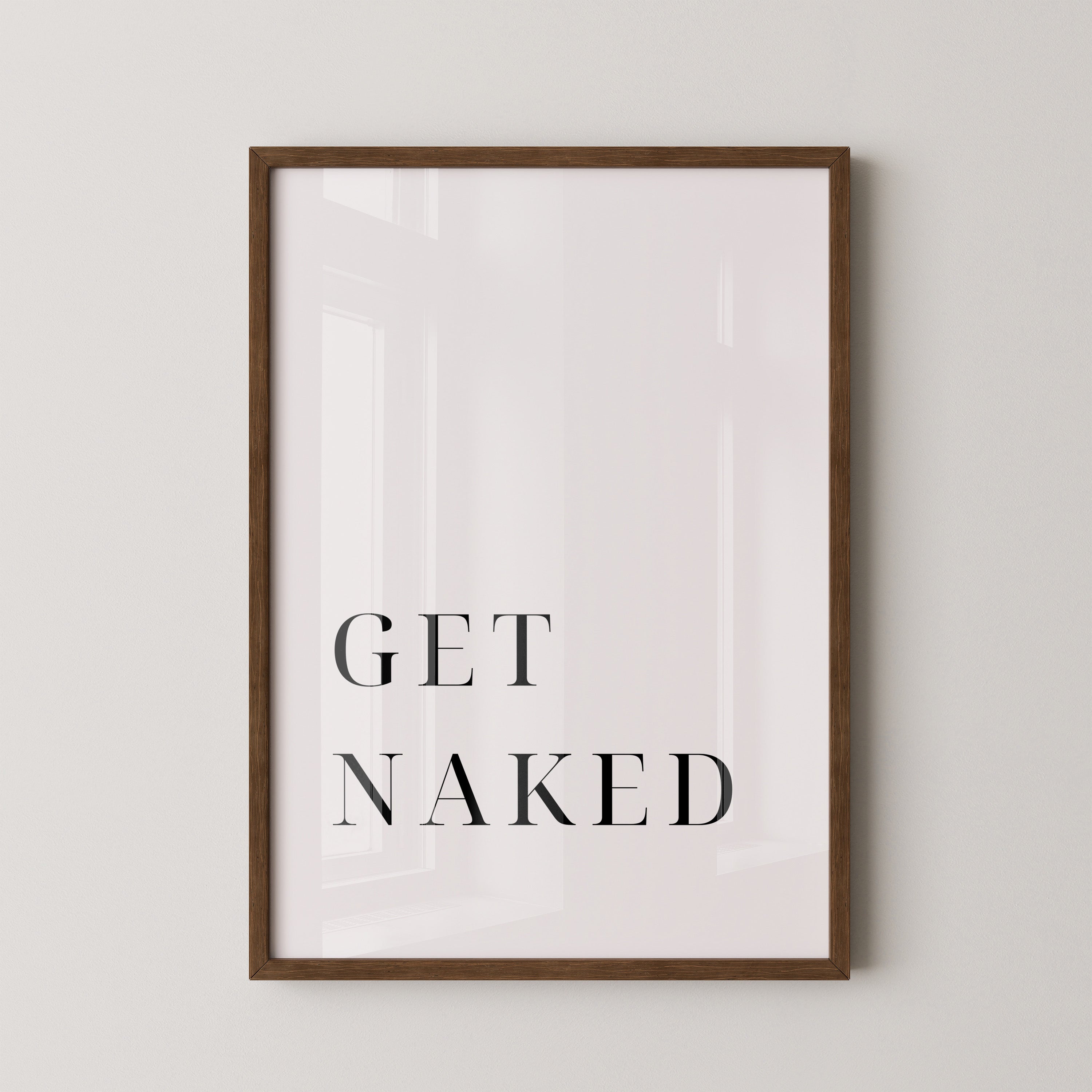 Minimalistischer Slogan Schwarz-Weiß