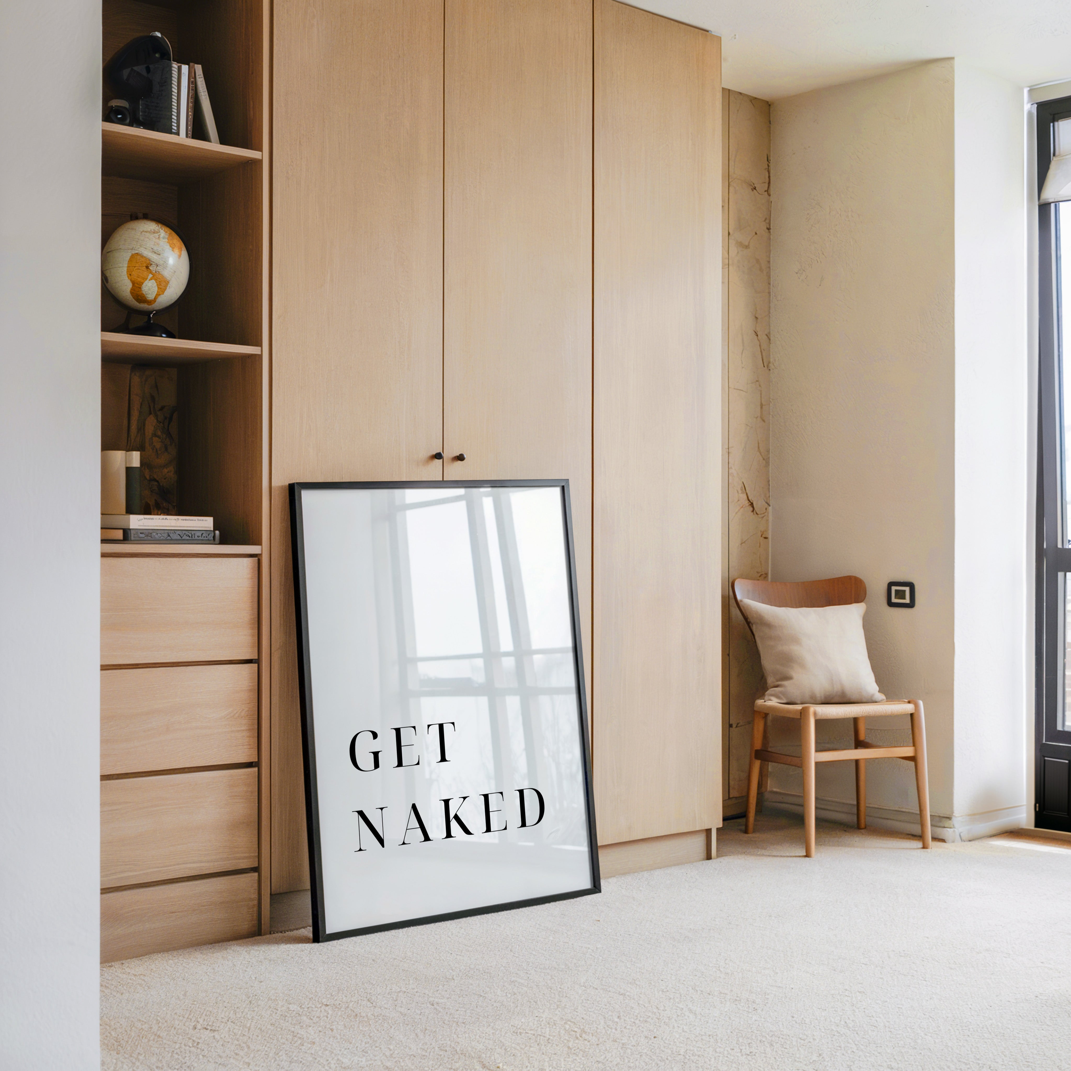 Minimalistischer Slogan Schwarz-Weiß