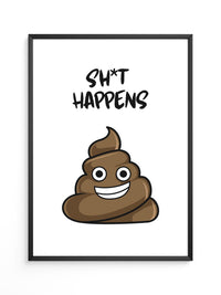 Smiley Haufen Cartoon Stil