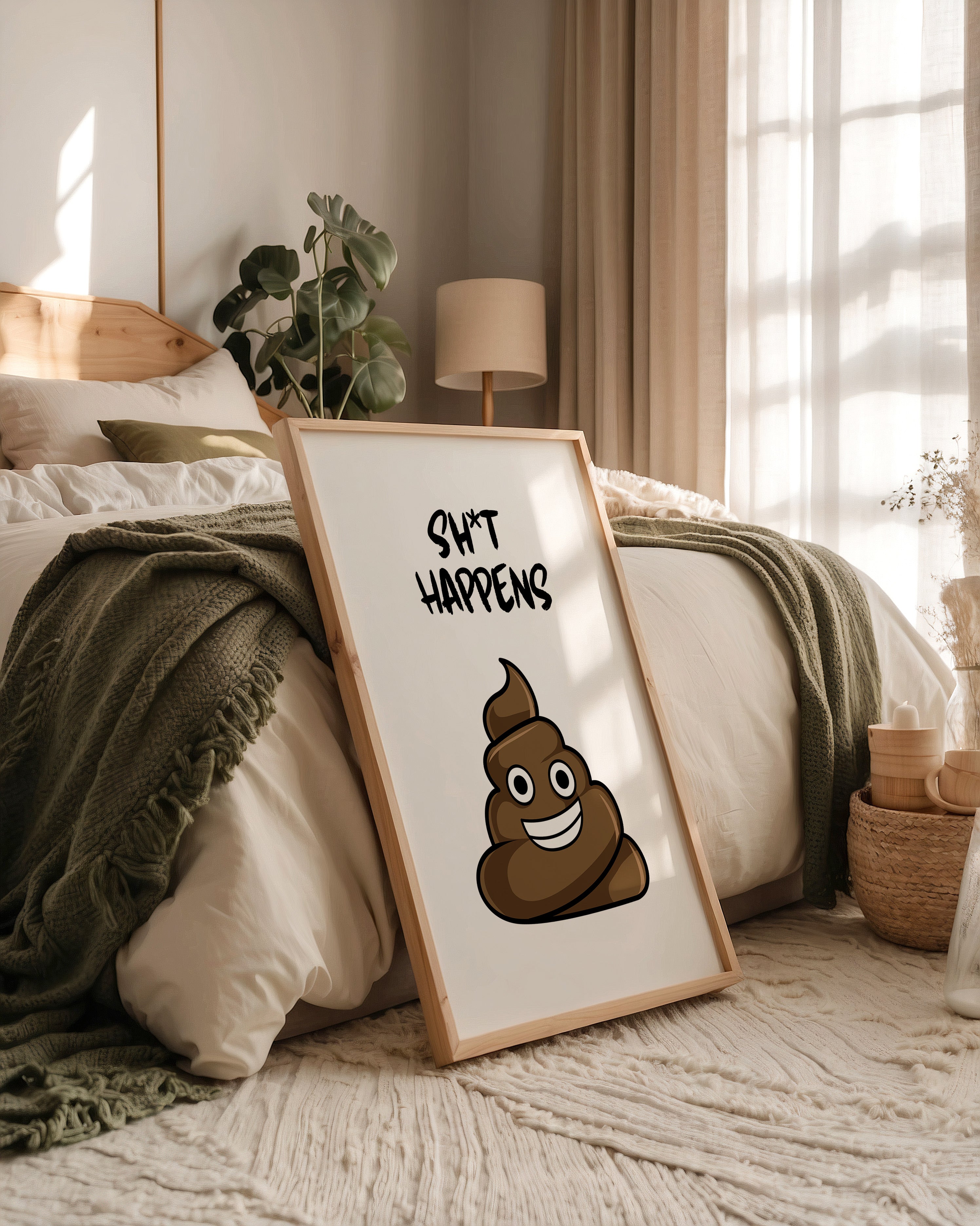 Smiley Haufen Cartoon Stil