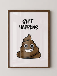 Smiley Haufen Cartoon Stil