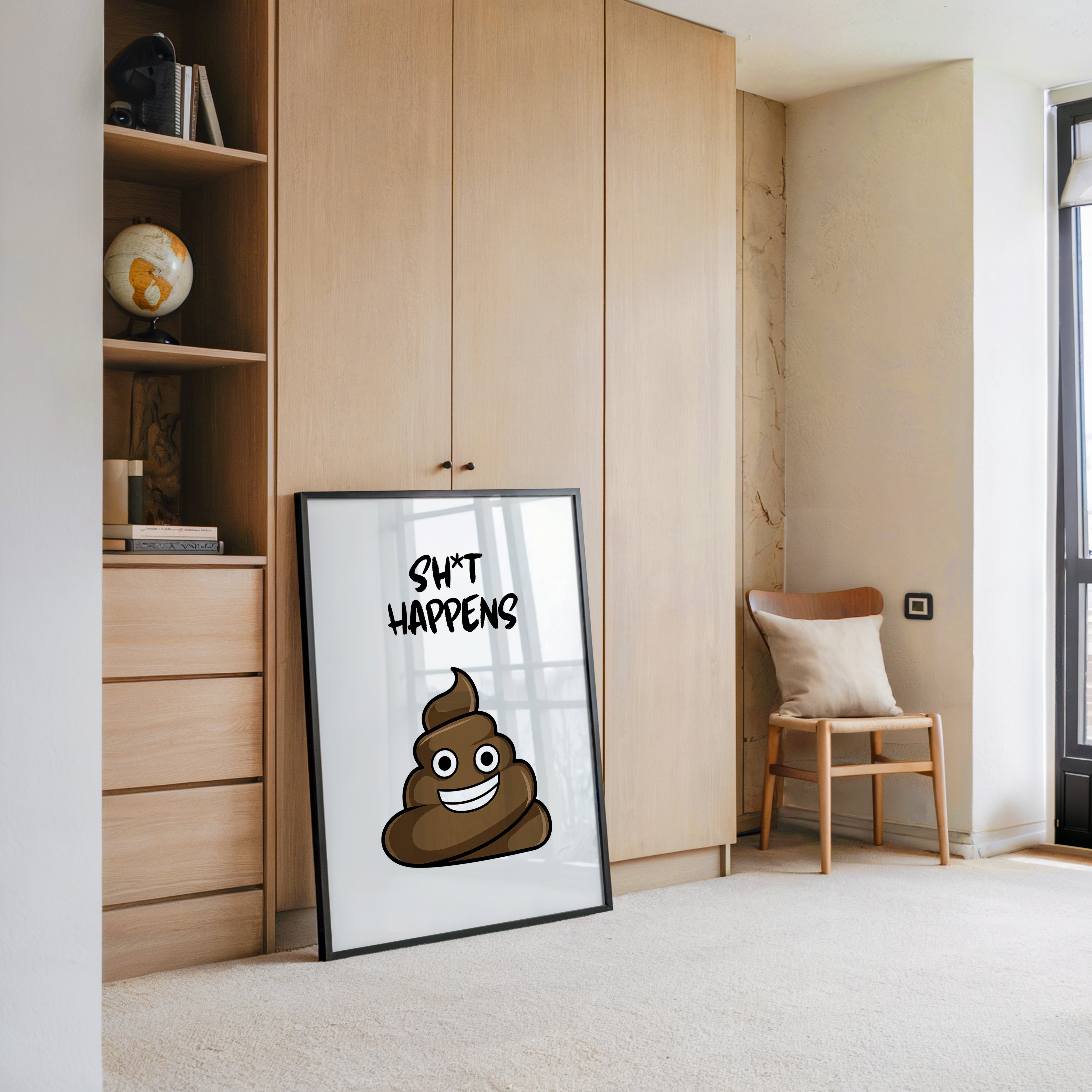 Smiley Haufen Cartoon Stil