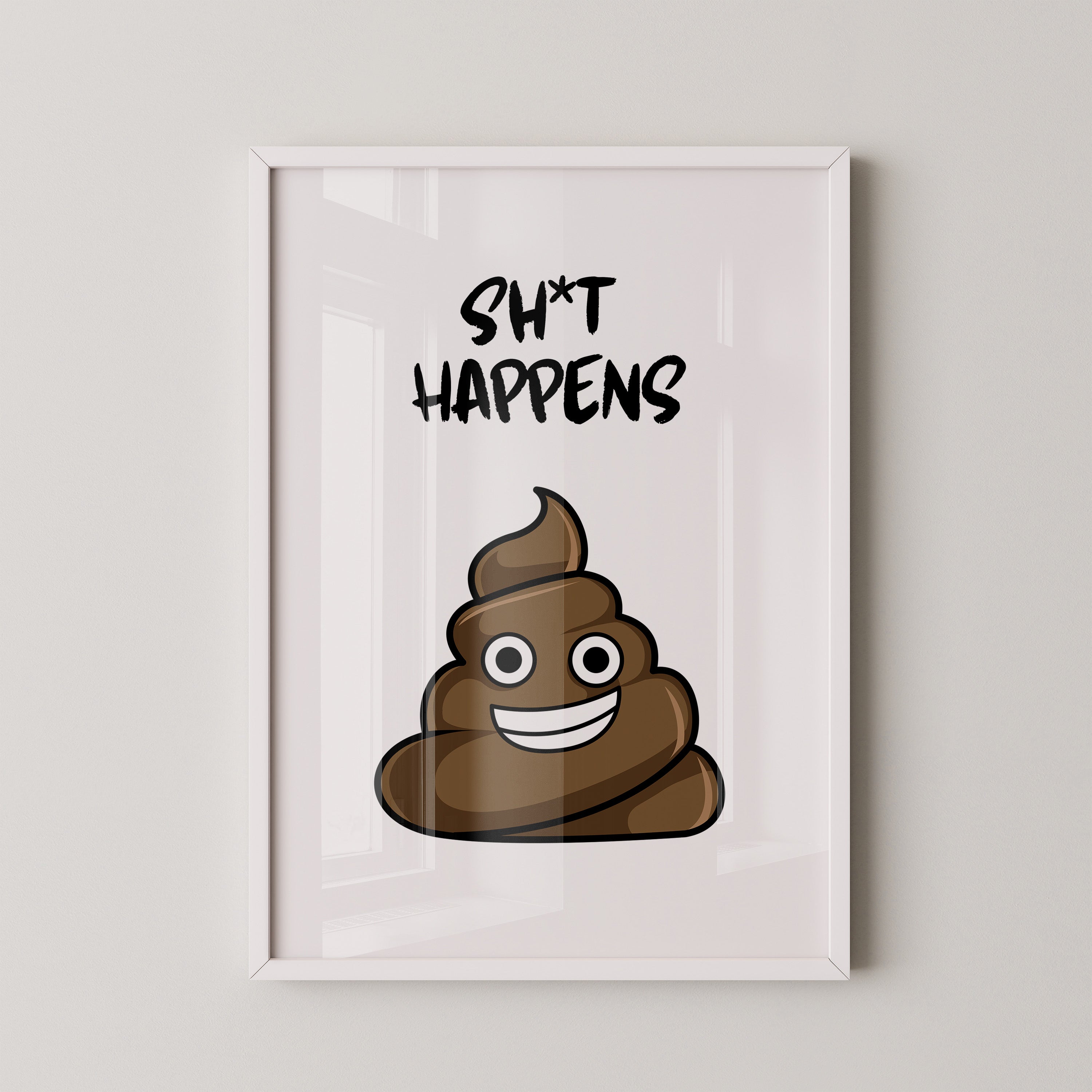 Smiley Haufen Cartoon Stil