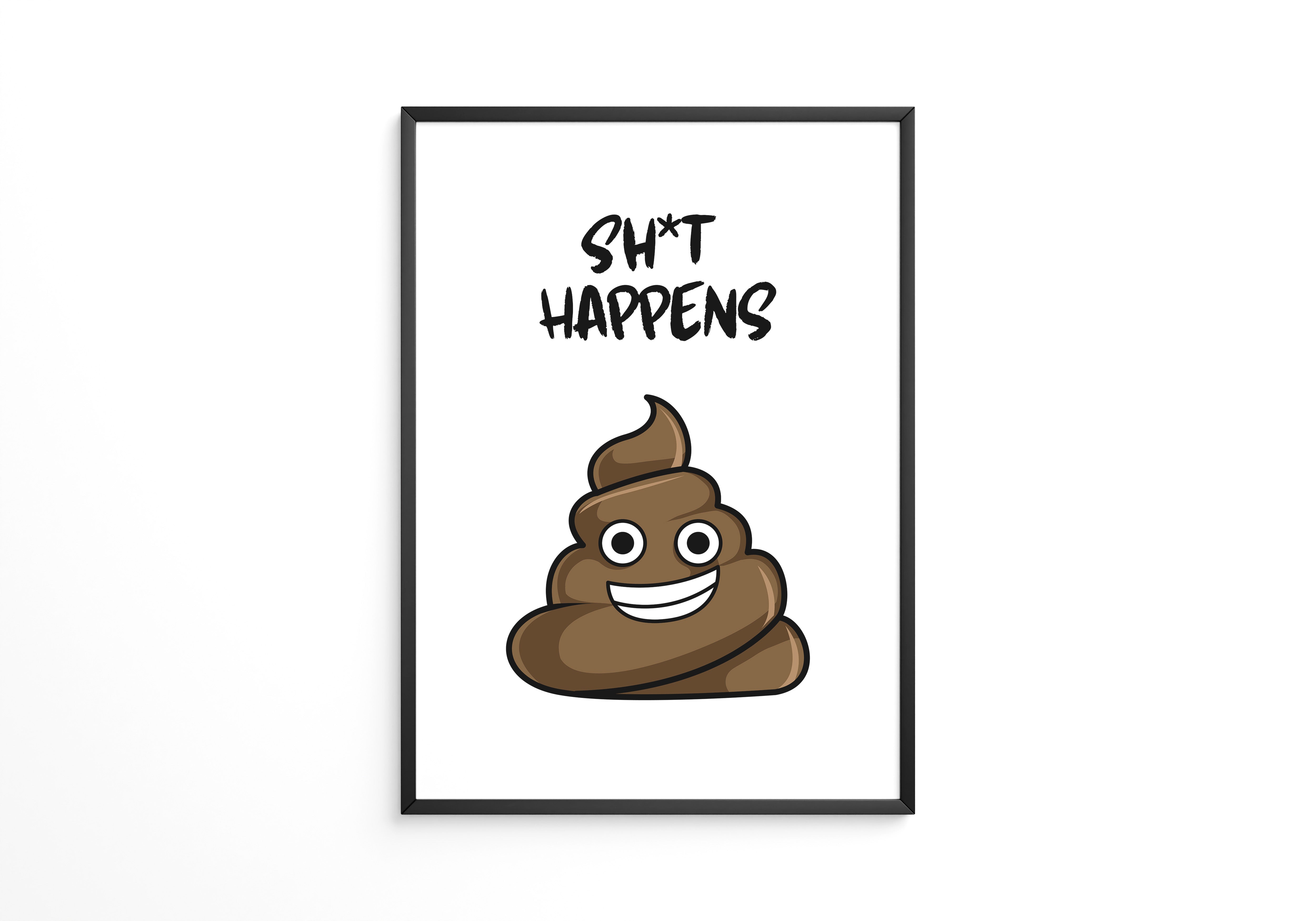 Smiley Haufen Cartoon Stil