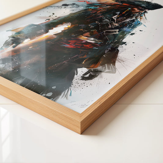 Piratenkapitän Aquarell Explosion