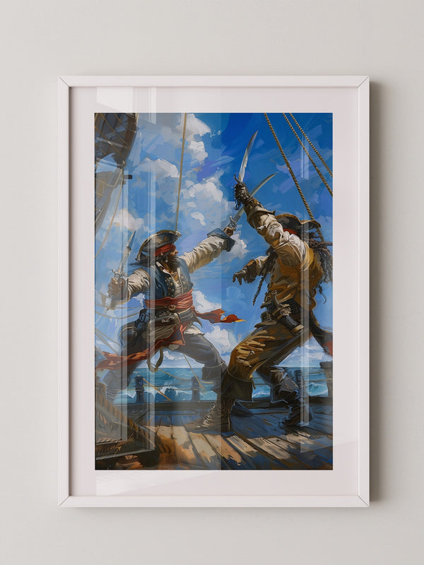 Piratenduell auf hoher See