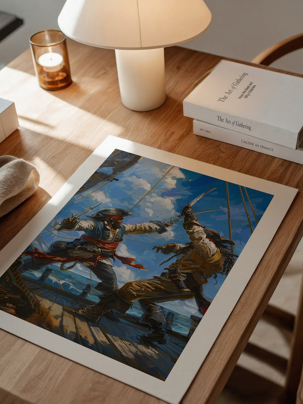 Piratenduell auf hoher See