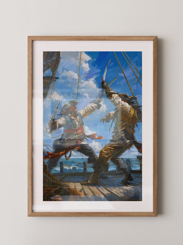 Piratenduell auf hoher See