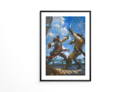 Piratenduell auf hoher See