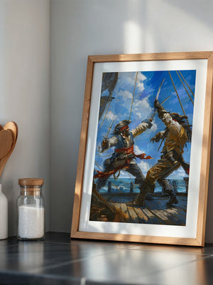 Piratenduell auf hoher See