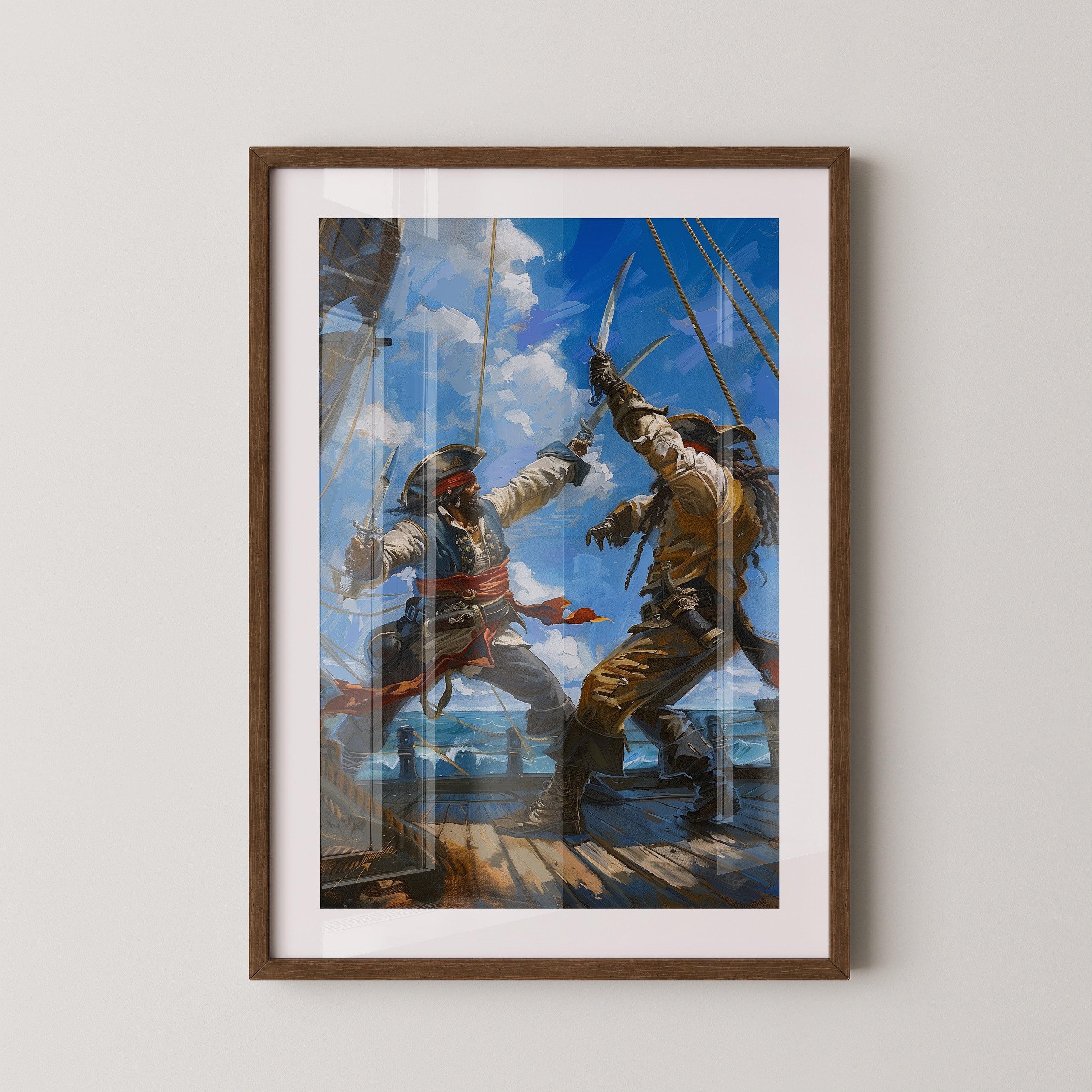 Piratenduell auf hoher See