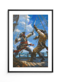 Piratenduell auf hoher See