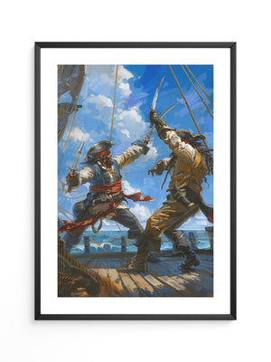 Piratenduell auf hoher See