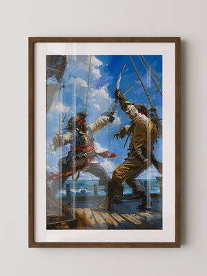 Piratenduell auf hoher See