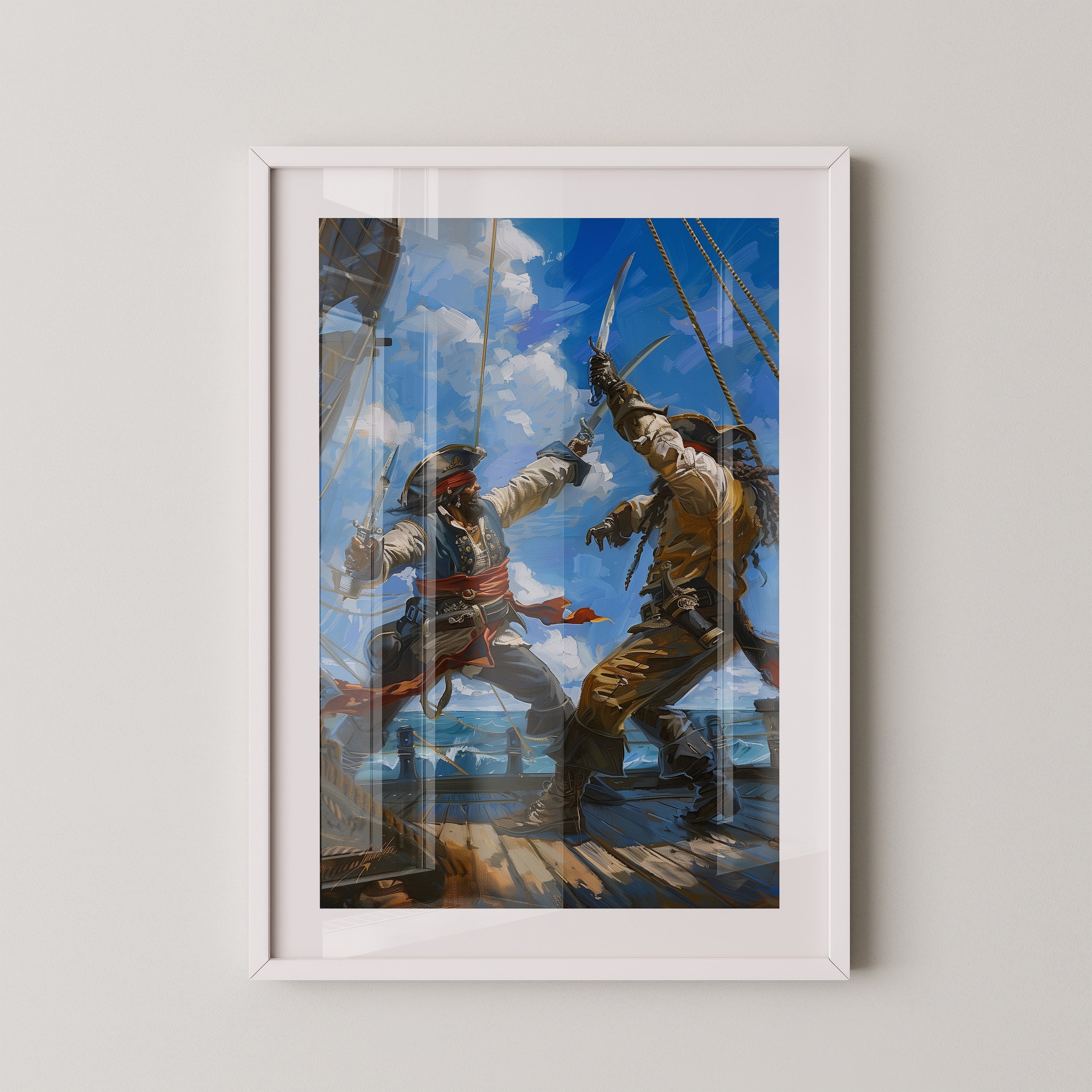 Piratenduell auf hoher See