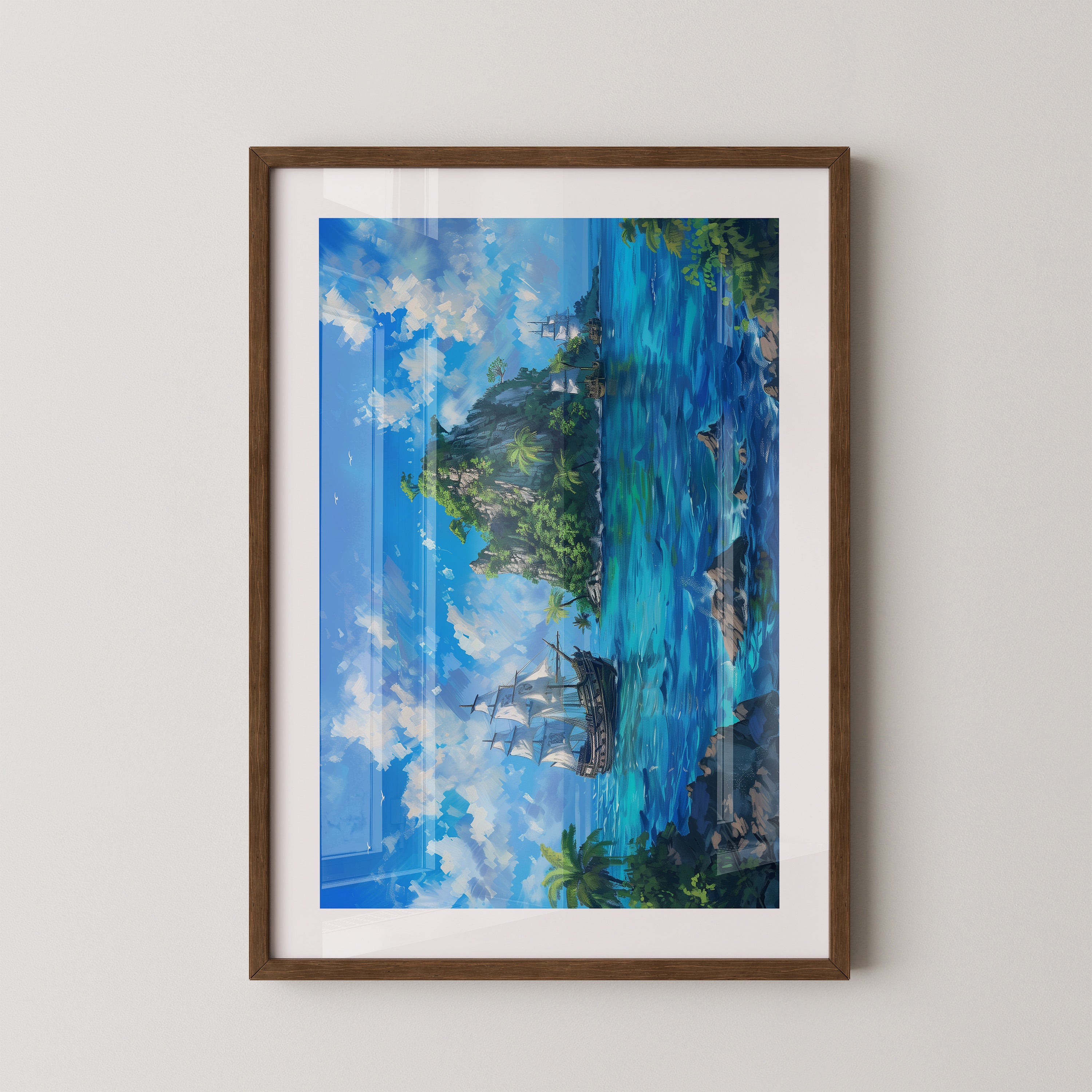 Segelschiff Insel Meeresklang