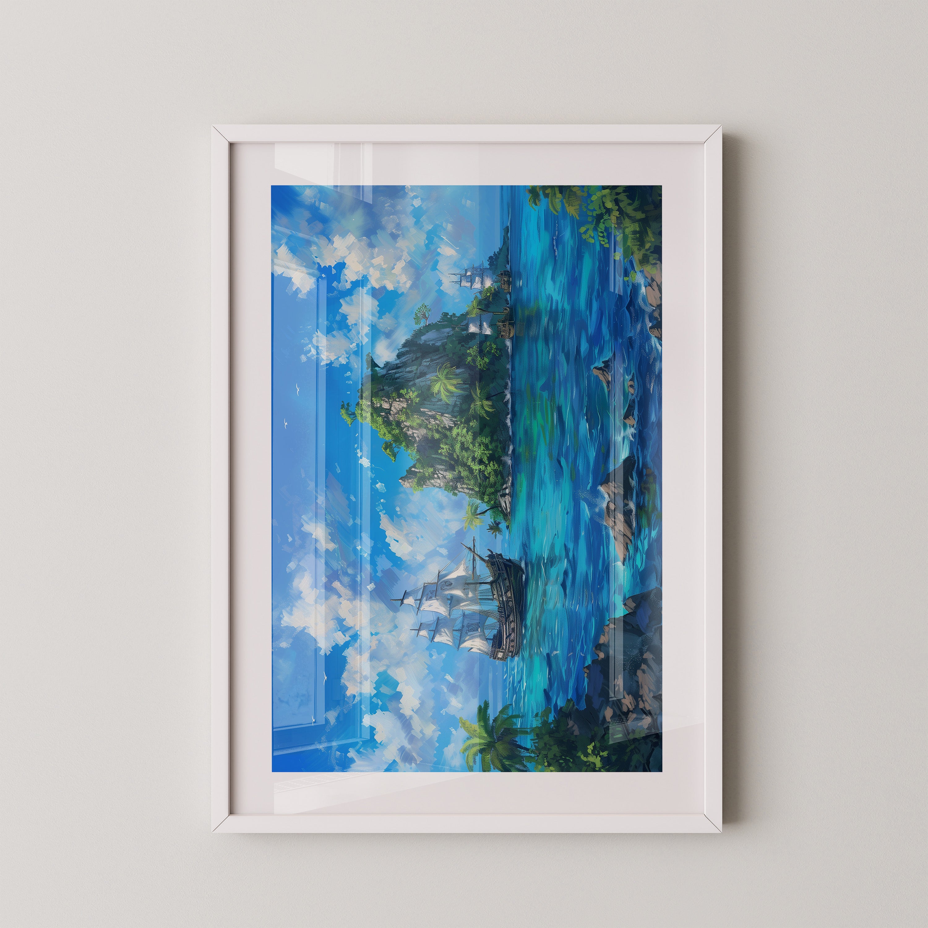 Segelschiff Insel Meeresklang