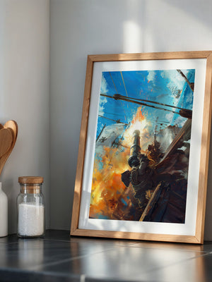 Piratenkanone Feuer Action