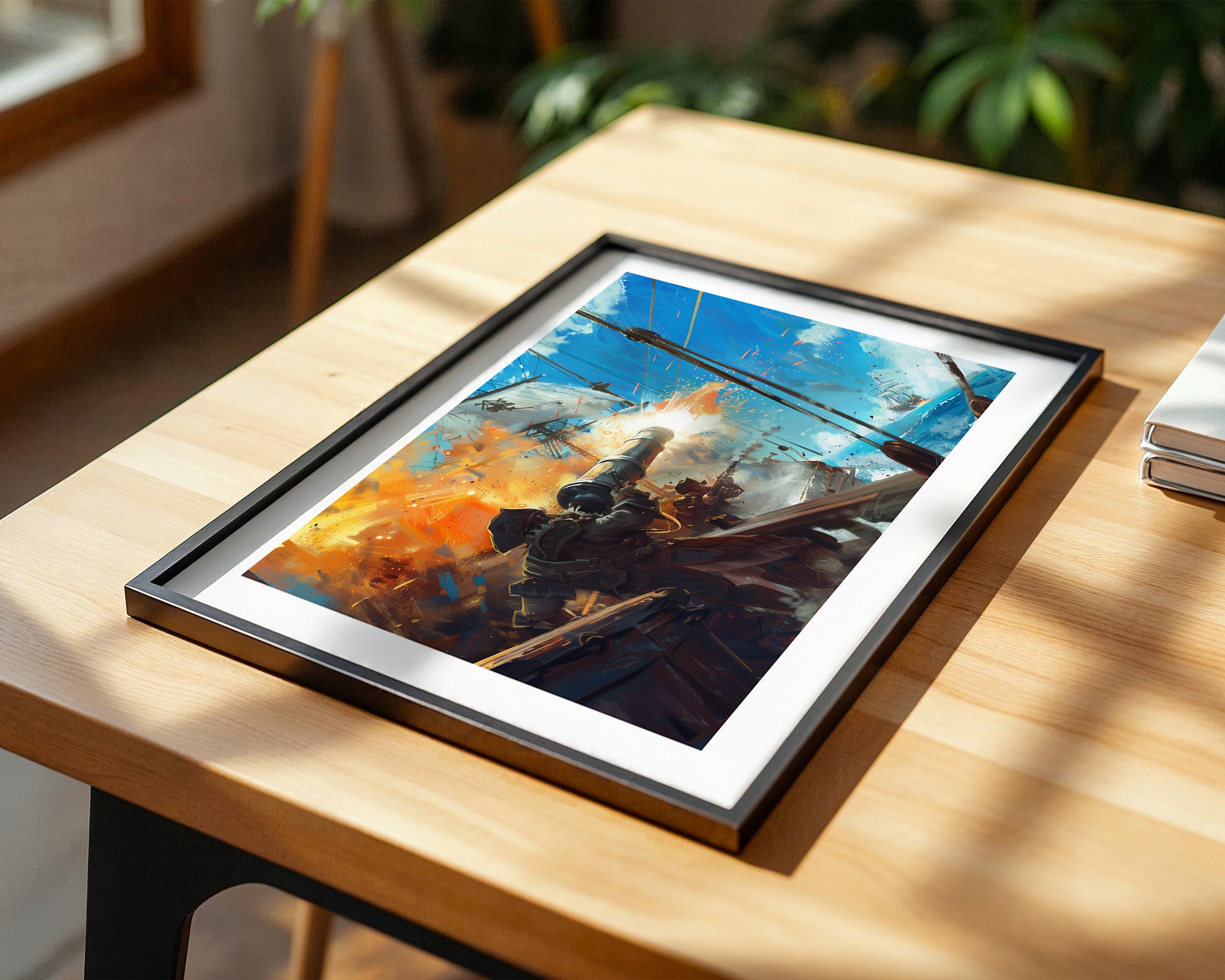 Piratenkanone Feuer Action