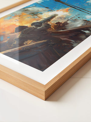 Piratenkanone Feuer Action