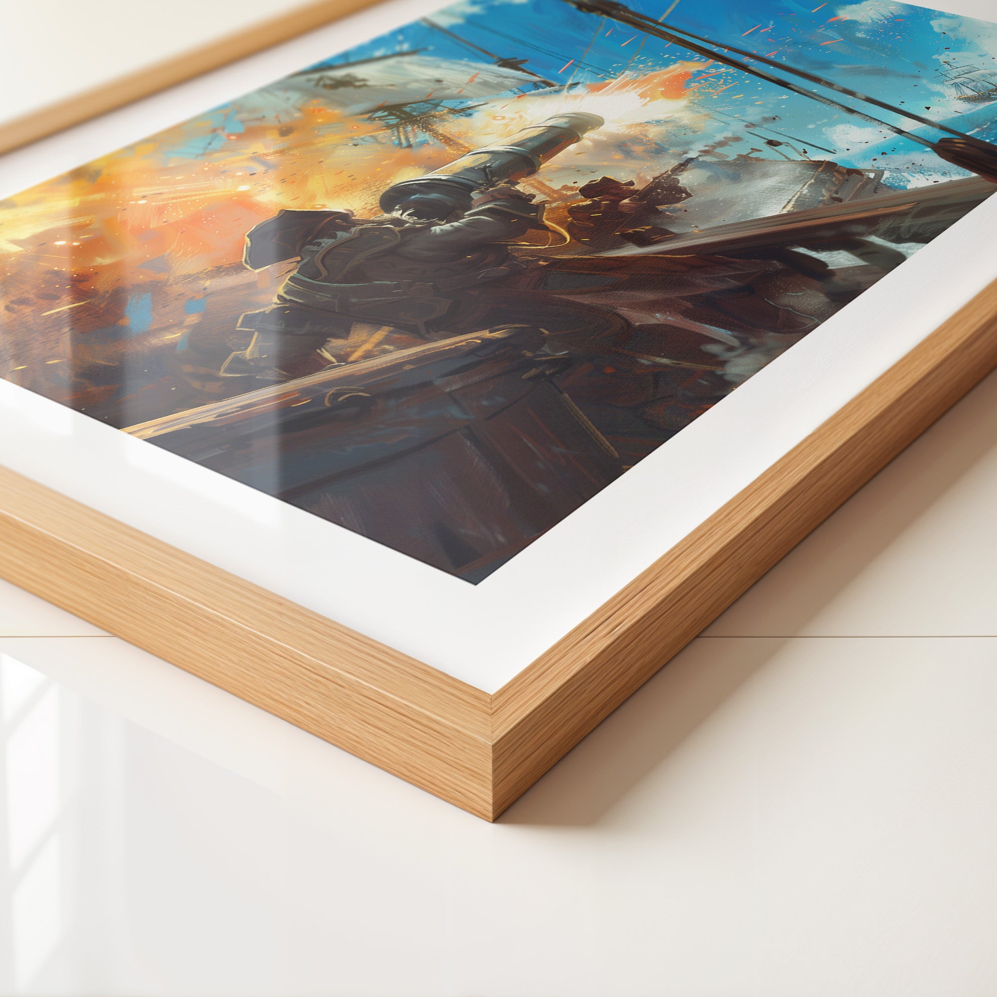 Piratenkanone Feuer Action