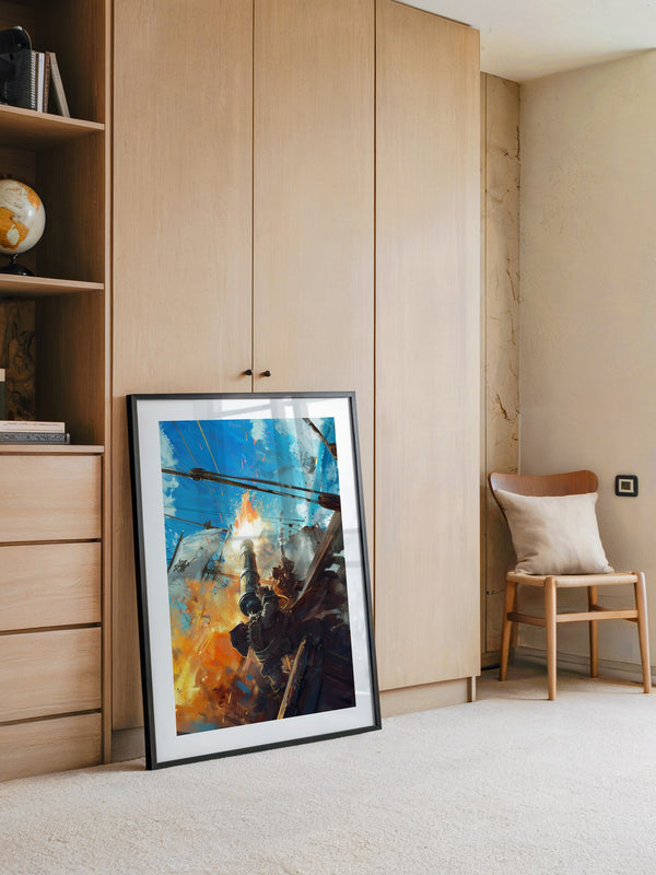 Piratenkanone Feuer Action