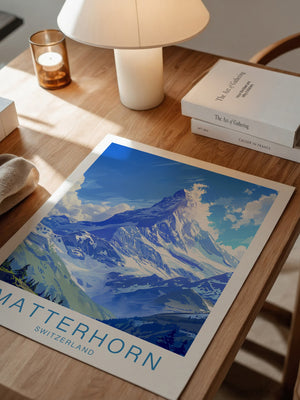 Matterhorn Berg Panorama Art