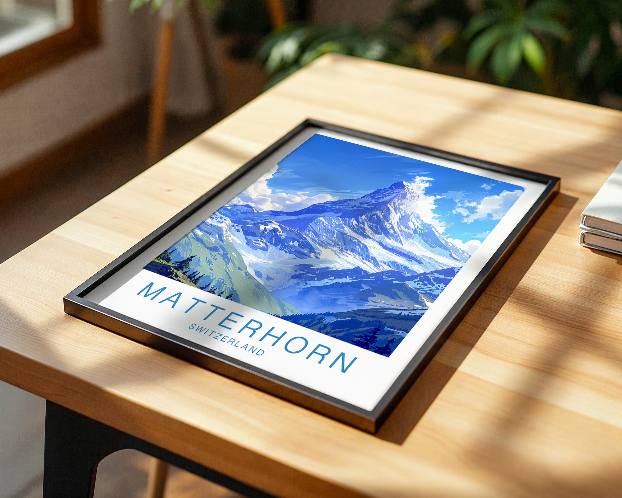 Matterhorn Berg Panorama Art