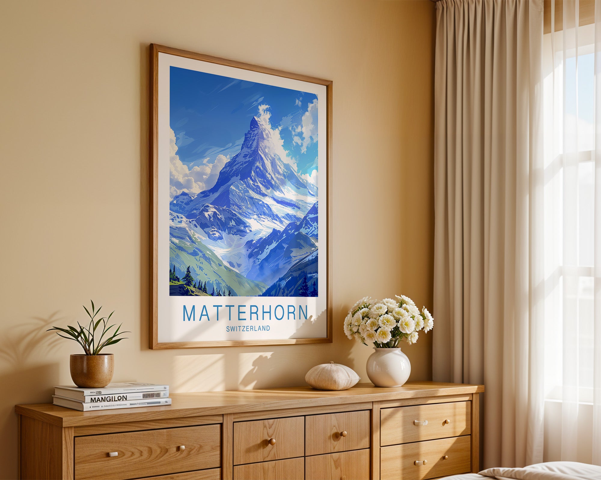 Matterhorn Berg Panorama Art