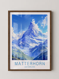 Matterhorn Berg Panorama Art