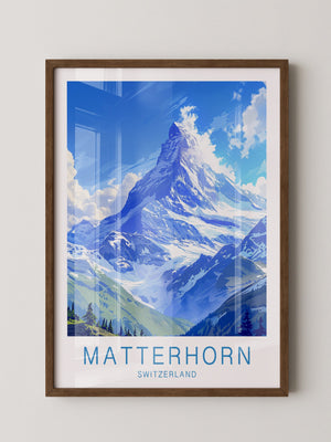 Matterhorn Berg Panorama Art