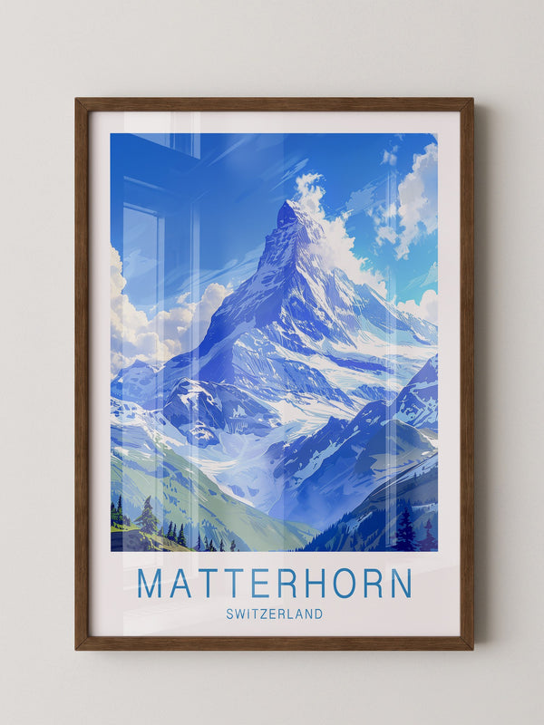 Matterhorn Berg Panorama Art