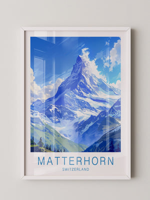 Matterhorn Berg Panorama Art