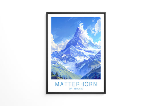 Matterhorn Berg Panorama Art
