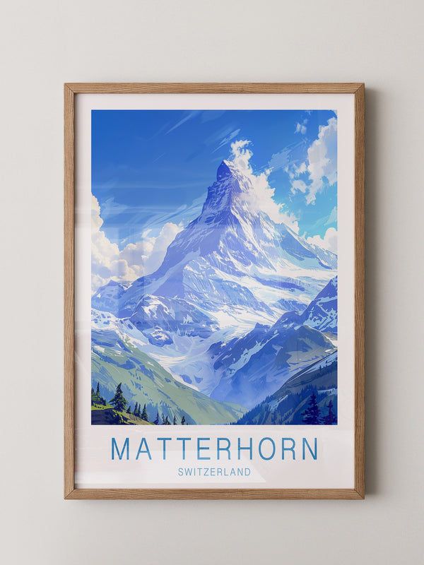 Matterhorn Berg Panorama Art