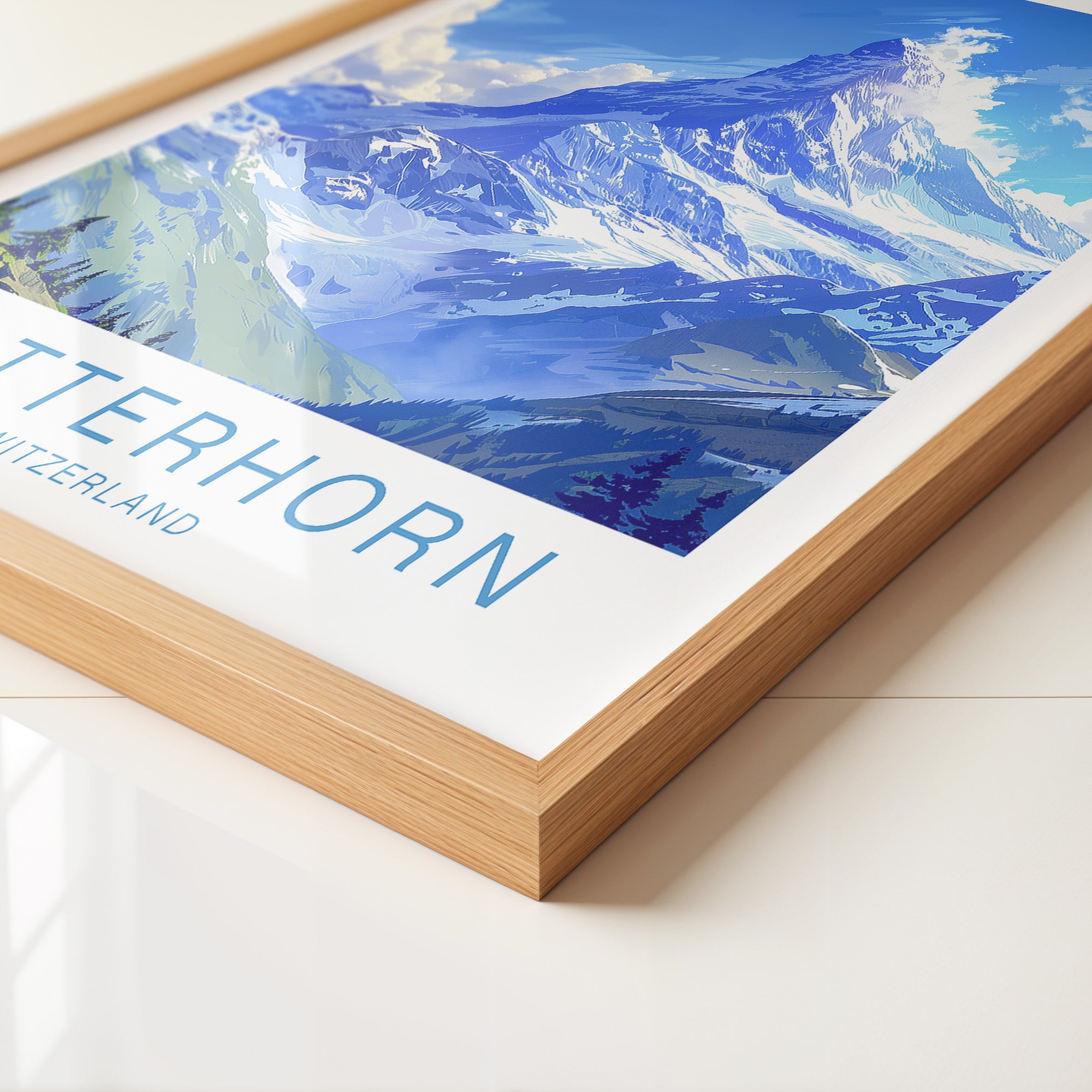 Matterhorn Berg Panorama Art